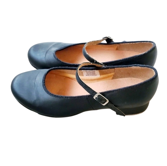 Bloch Black Leather Mary Jane Dance Shoes Girls #2T  Size 7 1/2 US. - Picture 4 of 14